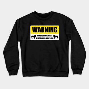 Warning - lions Crewneck Sweatshirt
